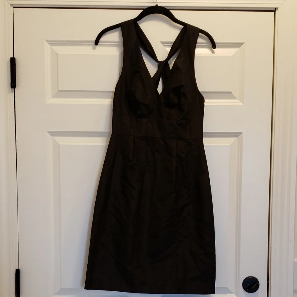 NWT J.Crew LBD Alisanne dress in silk taffeta sz 0 - Picture 2 of 4